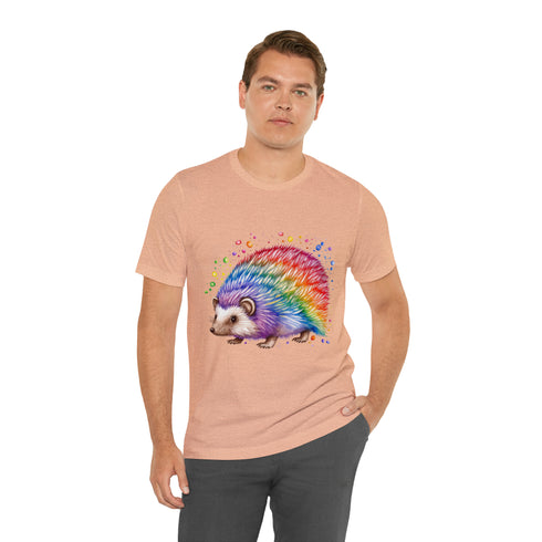 Rainbow Hedgehog - Short Sleeve Tee